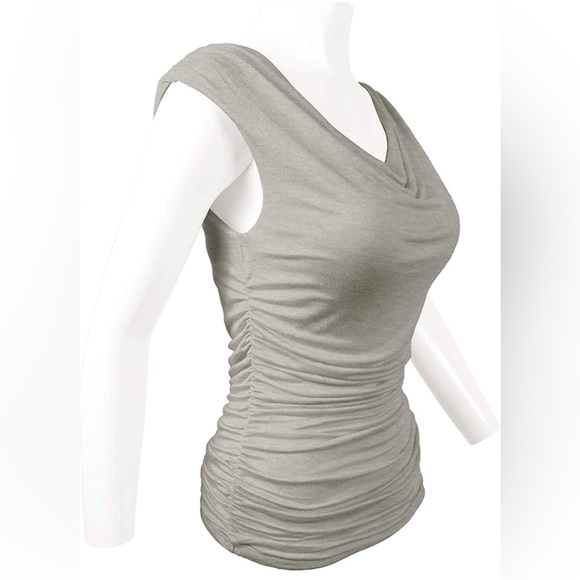 Rouched Cowl Neck Top - Picture 10 of 10